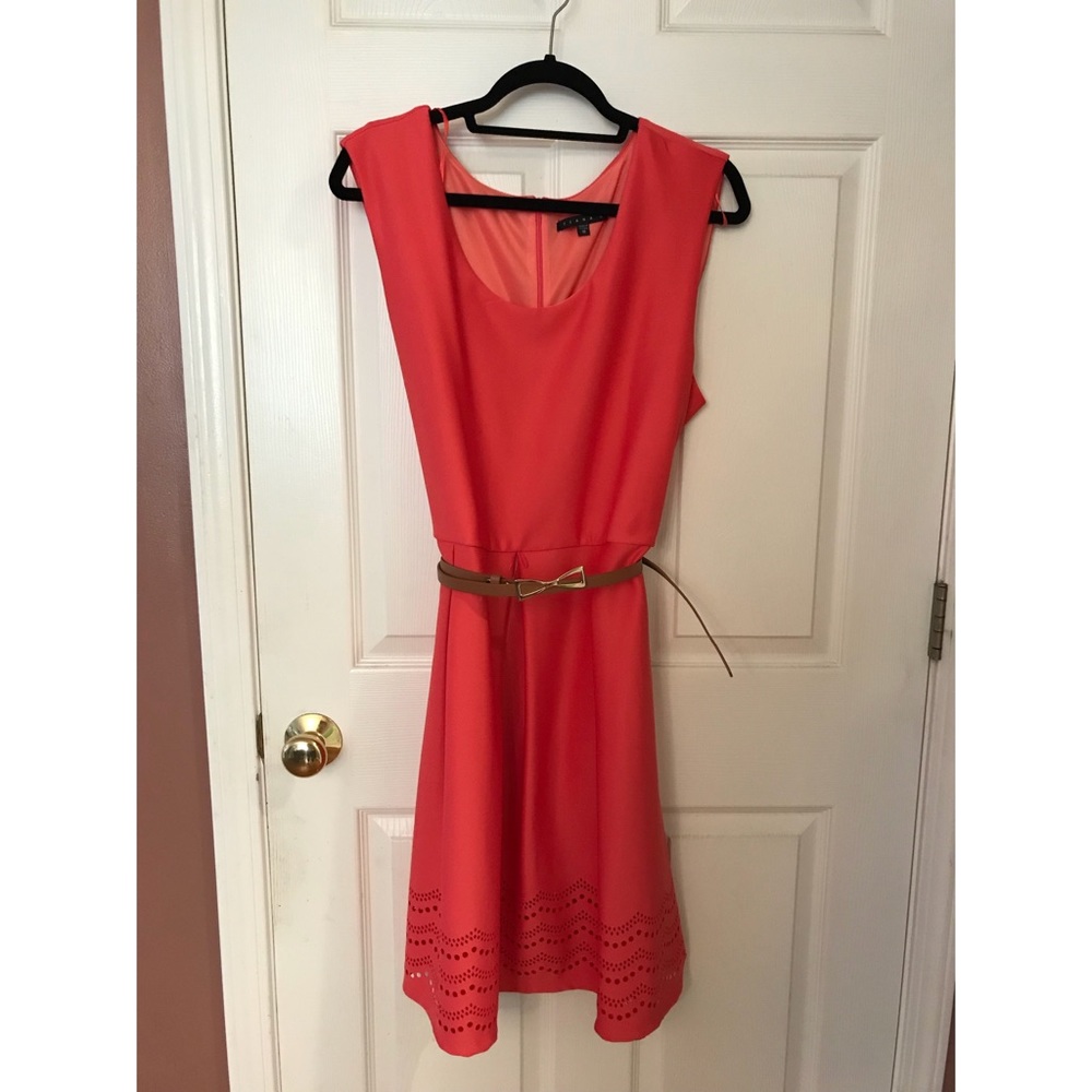 Peachy orange dress